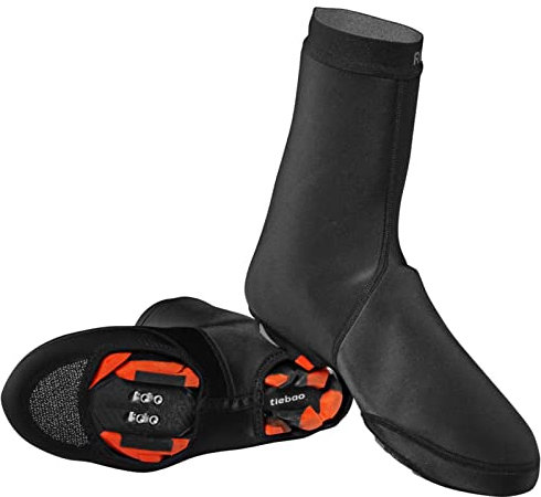 ROCKBROS Fahrrad Überschuhe Shoecover Kälteschutz Windfest Überziehschuhe für Radfahren Herren Damen (S/M für 38-42/ L/XL für 42-46)