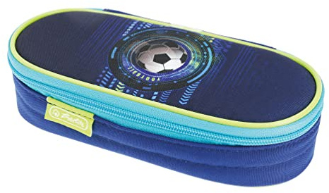 herlitz 50038893 Faulenzer Etui, Soccer, 1 Stück
