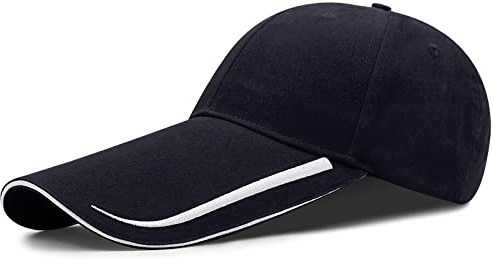 Gorras de Hombre Visera Larga de 14cm, Cabeza Grande para Hombre, Sombreros con Visera Informales de Gran tamaño, Sombrero de Pesca Fresco para Hombre de Talla Grande 55-60 cm 60-65cm