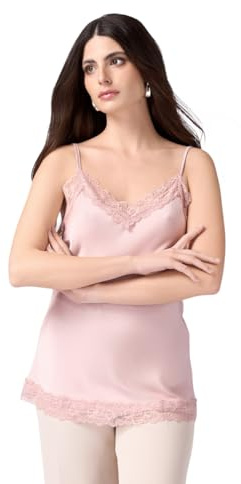 Oltre: Top Lingerie in Raso e Pizzo Rosa. M Stagione Primavera Estate 2025.