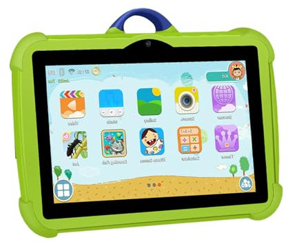 Tablet PC de 7 Pulgadas, Tableta con batería de 4000 mAh,Tableta para niños de Alta resolución de 4 GB + 64 GB - con batería de 4000mAh, Multiusos para Jugar y Mirar películas