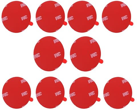 10 pezzi 80 mm di diametro nastro di montaggio double face, resistente, impermeabile, forte adesivo di montaggio, decorazione per casa, ufficio, auto, vetro, scudo, parete, prodotto con 3 M 4229P