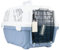 ProudPet Hard Pet Carrier Crate Box for Cats and Dogs Travel Kennel Animal Box (Large, Blue)
