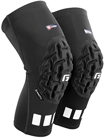 G-Form Pro Padded Compression Knee Sleeves – Compression Padded Knee Sleeves for Basketball, Volleyball, and Handball & Other Team Sports - Sports Gear - Black, Adult XL