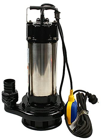 Schmutzwasserpumpe Tauchpumpe 1.5KW 36000 L/H Schumutzwasser Edelstahl Schmutzwassertauchpumpe Brunnenpumpe Gartenpumpe