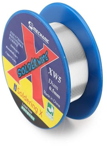 Soudure à l'étain, basse température 138 ℃ Soudure sans plomb (Sn42 Bi50 Cu8 / 0.5mm, 50g)