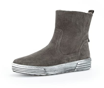 Gabor Damen Klassische Stiefeletten, Frauen Boots,Wechselfußbett,Best Fitting,Lammfell,Warmfutter,Pepper,40 EU / 6.5 UK