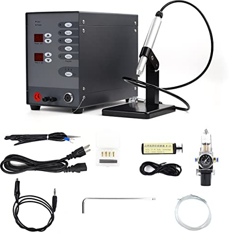 YIEPET Jewelry Automatic Spot Welding Machine 110V 60HZ Pulse Argon arc Welding Machine Jewelry Welding Machine, Used for DIY Jewelry Repair Tools to Repair Gold and Hardware Workpiece Welding.
