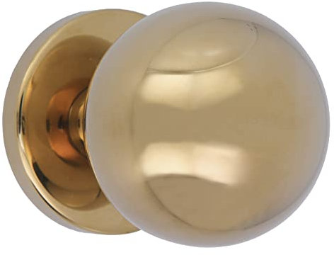 Amig - Türklinken | Aus Edelstahl | Griff: Ø70 mm | Golden | Beständig gegen Abrieb, Rost und Korrosion