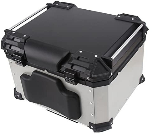 BOROCO Motorcycle Top Box Cushion, Motorcycle Luggage Case Back Cushion Universal Backrest Polyurethane with Self Adhesive(2#)