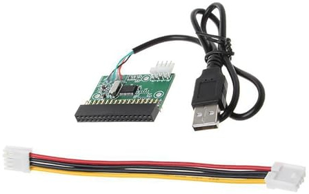 Ruwshuuk Floppy Disk Drive - USB Connector Floppy Drive - USB Adapter Plug and, Portable USB to A Disk, 1.44 MB PC Disk Drive for Laptops, Desktops