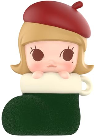 POP MART POP Bean Christmas Sock Zufällige Figuren Anime Actionfiguren Sammelfiguren Sammler Kunstspielzeug Spielzeug Figuren Geschenk 1Piece