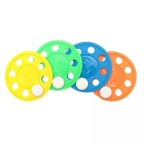 RCULWPLP Lot de 4 anneaux de plongée pour jeux d'eau en été