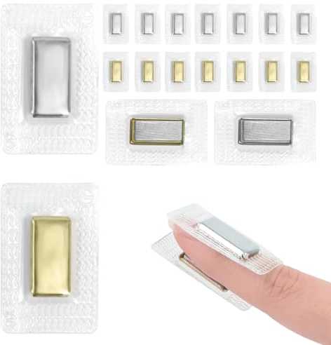 20 piezas de Broches Magnéticos para Coser Ocultos, Cierre de Monedero Invisible, PVC, Broches Magnéticos Para Ocultos, para Manualidades de Costura Ropa Bolsos