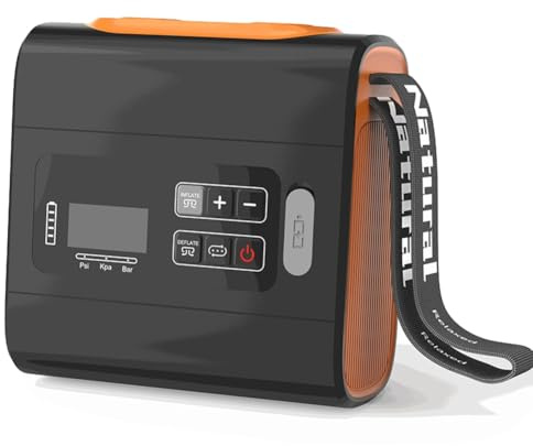 Fegtrtyoa Pompa d'Aria Intelligente 22PSI Smart SUP con Batteria Ricaricabile - Spegnimento Automatico Ad Alta Pressione per Tavole da Paddle Gonfiabili