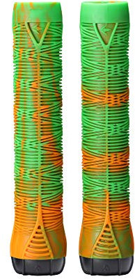 Blunt Stunt-Scooter Hand Griffe V2 Soft Long + 2 x 2 Barends (Grün/Orange)