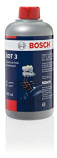 Bosch Bremsflüssigkeit DOT 3, 0,5 L - für Fahrzeuge vor Baujahr 2000 - nicht für ABS und ESP Bremsen empfohlen