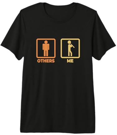 Drôle de clarinettiste Clarinettiste T-Shirt Haut de Gamme