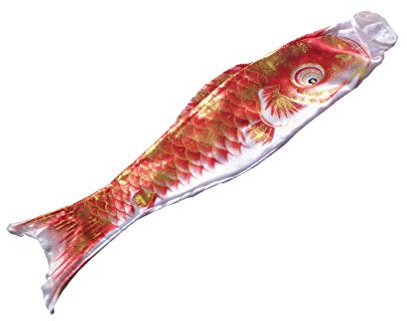 Holibanna Nobori Carpe Vent Chaussettes Koinobori Coloré Koinobori Poisson Cerf- Volant Drapeau Suspendu Décoration Murale pour La Maison Jardin Jardin Festival Décoration Rouge