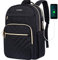 VANKEAN 15,6 pollici Laptop Backpack per donne uomini lavoro moda con porta USB, impermeabile borsa zaini T elegante viaggio Daypacks casual per la università, affari, nero