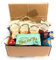 Tea Gift Set Hamper With English Teabags in a reusable tin An Afternoon Tea Box for Gift Package For All Occasions, Border Biscuits and Different Wafers