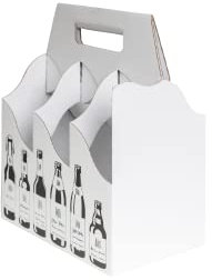 karton-billiger | Flaschenträger Bierträger Six-Pack Sixpack Träger f. 6 Bierflaschen MOTIV | 25 Stück