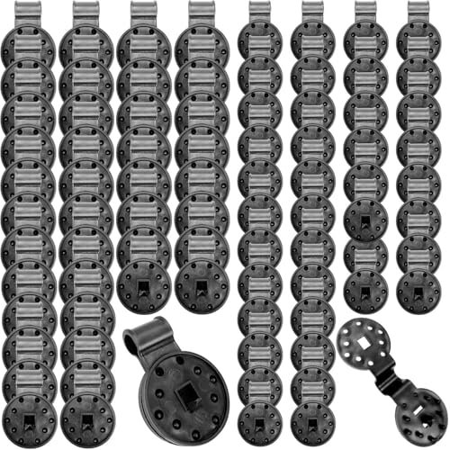 Lechengjia 80 Piezas Clip De Tela De Sombra, Clip De Malla De Sombra, Clips De Red De JardíN para Pantalla De Valla Tela De Sombra Tela Cortavientos SujecióN Clip Especial(2 Especificaciones: S,M)