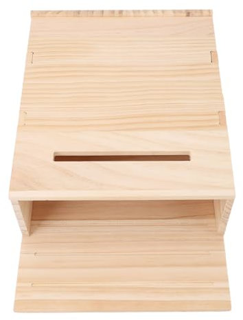 Caja de Murciélagos de Madera, Casa de Caja de Murciélagos Colgante 11.42x7.48x2.75in Caja de Cámara de Murciélagos Construcción Estable Resistente a la Intemperie Caja de Cámara