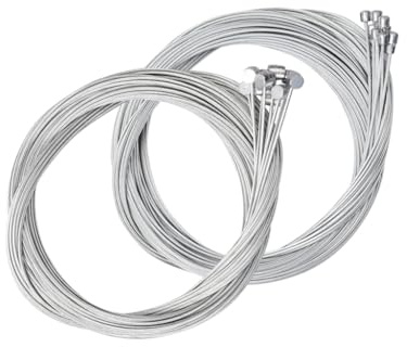 Kellegour 24 Piece Câble de Frein Vélo,Câble de Frein Avant et Après Vélo,Câble de Frein de Vélo de Montagne,Câble de Frein de Vélo Pour Vélo de Course,Vélos Pliants