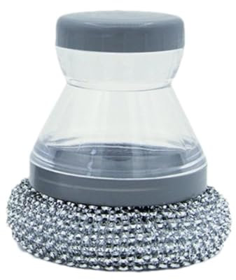 Espolvoreador De Vajilla Con Dispensador De Jabón - Soap Dispensing Broth Brush | Jabón Portátil Dispossion Palm Bross