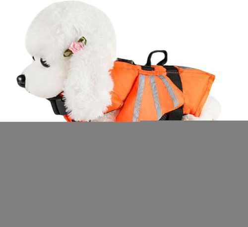 Renchey Chaleco Salvavidas para Perros | Traje de Baño Seguro para Agua | Chaqueta Flotante Reflectante Ajustable para Cachorros Mascota Exterior Playa
