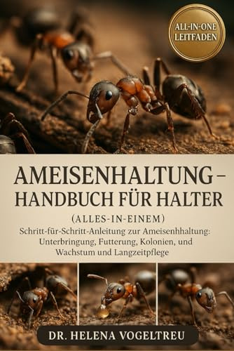 Ameisenhaltung – Handbuch für Halter (Alles-in-einem): Schritt-für-Schritt-Anleitung zur Ameisenhaltung: Unterbringung, Fütterung, Kolonien, Wachstum und Langzeitpflege