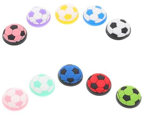 POPETPOP 10 Pezzi Copertura Joystick Antiscivolo per Controller di Nuova Generazione, Tappi Impugnatura Pollice Ergonomici in Vari Colori, Accessori Gaming per Miglior Controllo e