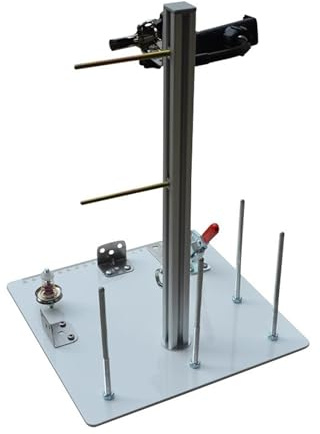 Banco de trabajo hecho a mano con marco de cuerda trenzada con borlas, herramienta for trenzar y anudar collar de cadena de cuerda manual, Profesional, Conjunto de Herramientas