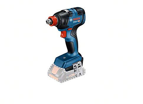 Bosch Professional 18V System Akku Drehschlagschrauber GDX 18V-200 C (max. Drehmoment: 200 Nm, 1/4 Zoll-Innensechskant, 1/2 Zoll-Außenvierkant, ohne Akku/ Ladegerät)