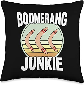 Boomerang Junkie Throw Pillow