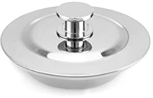 QWORK® 1 Pack Universal Bath Plug, Sink Plug, stainless steel drain plug, 39mm hole, sink plug for bathroom kitchen sink