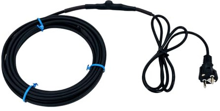 MincoHome Pipe Heating Cable Built-in Thermostat 200-240V Plug-in Water Pipe Anti-Freeze Kit Energy-Saving (3M)