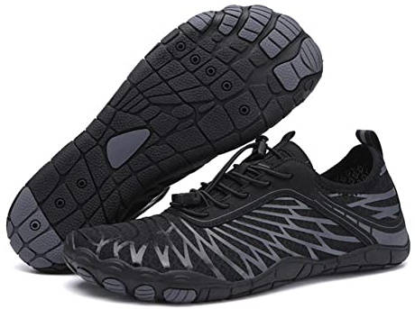 Hike Barefoot Shoes Womens Mens, Water Shoes Women Men Barefoot Footwear Wide Toe Zero Drop Shoes Fit Walking Running Gym Swim Surf Outdoor