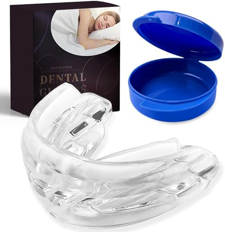 Gouttière Dentaire Anti Bruxisme Réutilisables, Gouttière Anti Ronflement, Réduction Ronflement, Mouth Guard for Grinding Teeth, Protege Dent Bruxisme avec un Boite Gouttiere Dentaire