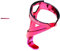 SUPVOX Electroplated Mountain Bike Water Bottle Holder Plastic Frame Size Sturdy Structure Easy Install Pink Red