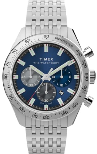 Timex Herren Chronograph Quarz Armbanduhr Waterbury Traditional
