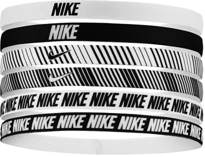 Nike Flex Classic Headbands 6PK Bandes élastiques pour cheveux Sport Printed (6 unités)