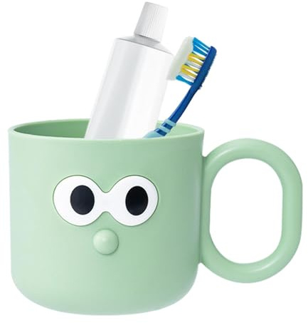 Bicchieri Per Risciacquo Spazzolino Da Denti Per Bambini - Bicchiere Per Gargarismi Antigoccia A Forma Di Cartone Animato, Portabicchiere Di Grande Diametro Con Presa Facile | Tazza Da Bagno