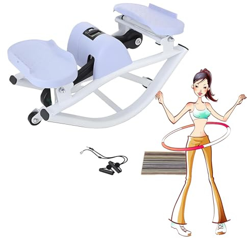 Portable Lateral Rocking Stepper, Rock Stepper Side to Side, Stepper for Exercise at Home with Digital Display & Non-Slip Mat Knee-Friendly for Gift D L19.3 x W10.6 x H9.1