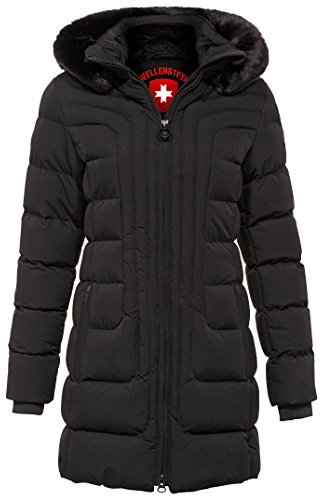 Wellensteyn Damen Jacke BELVITESSE Long Schwarz, Größe:XS, Farbe:Schwarz