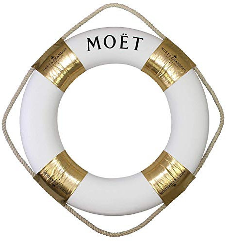 Moet & Chandon Ice Imperial Rettungsring Schwimmreifen Champagner Party Dekoration Schwimmende Bar Schwimmring mit Seil