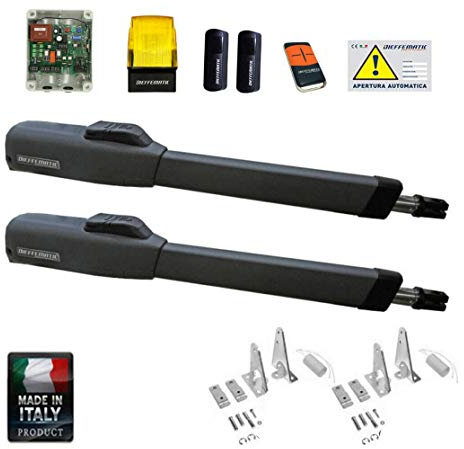 KIT AUTOMAZIONE CORSA 400 CANCELLO DUE ANTE BATTENTI NEW COMPATIBILE CON BFT DFM