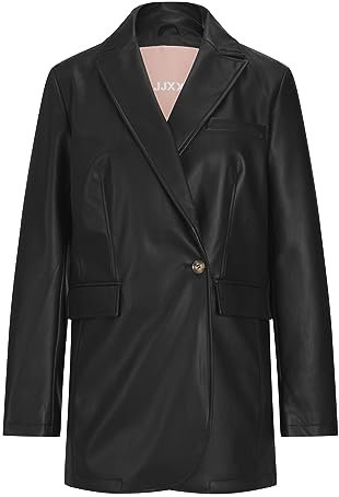 JJXX Jxmary-Blazer in Finta Pelle, Nero, S Donna