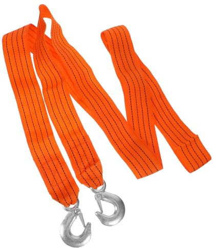 SOLUSTRE 3-tonnen-hochleistungs-abschleppseil 3 M Langes Abschleppseil Für LKW Auto Abschleppwagengurt